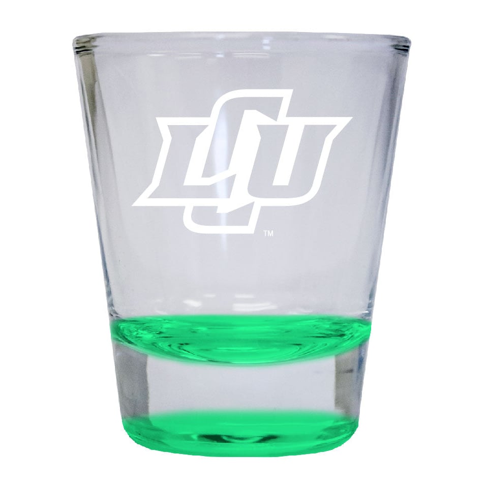 NCAA Lubbock Christian University Chaparral Collectors 2oz Laser-Engraved Spirit Shot Glass Green Image 1