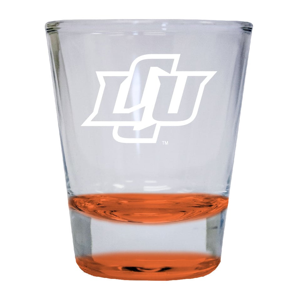 NCAA Lubbock Christian University Chaparral Collectors 2oz Laser-Engraved Spirit Shot Glass Orange Image 1