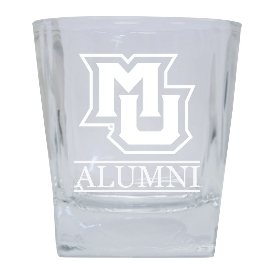 Marquette Golden Eagles Alumni Elegance - 5 oz Etched Shooter Glass Tumbler 4-Pack Image 1