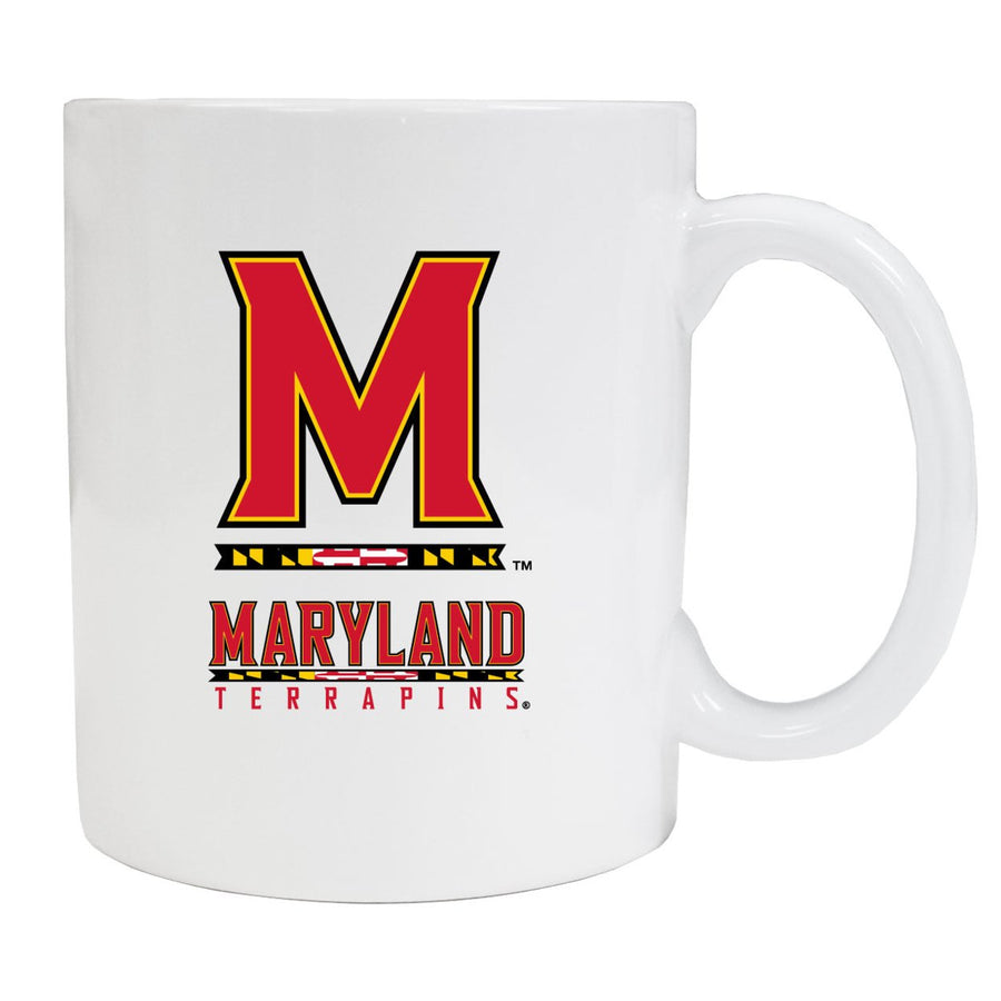 Maryland Terrapins White Ceramic NCAA Fan Mug (White) Image 1