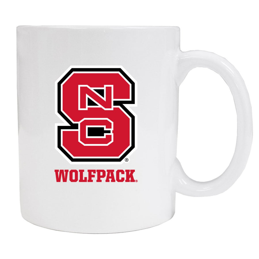 NC State Wolfpack White Ceramic Coffee NCAA Fan Mug 2-Pack (White) Image 1