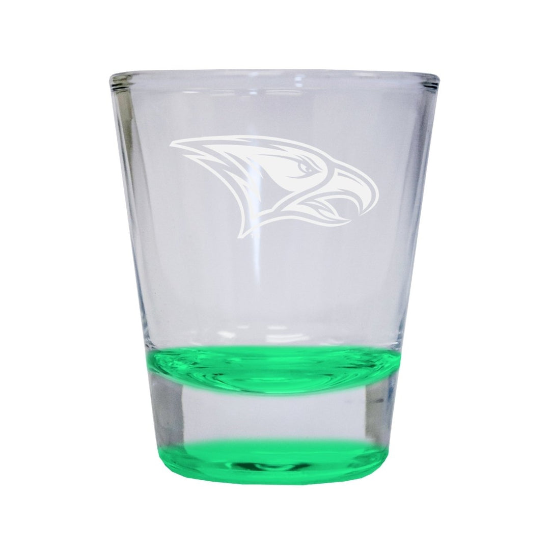 NCAA North Carolina Central Eagles Collectors 2oz Laser-Engraved Spirit Shot Glass Green Image 1