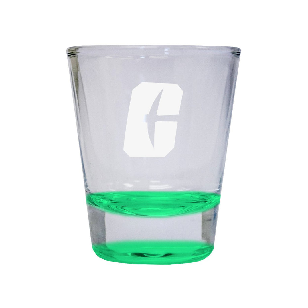 NCAA North Carolina Charlotte Forty-Niners Collectors 2oz Laser-Engraved Spirit Shot Glass Green Image 1