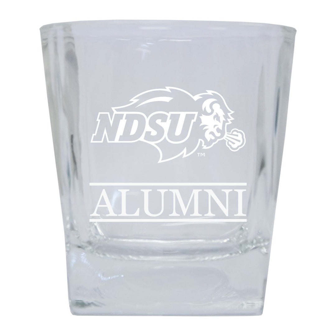 North Dakota Fighting Hawks Alumni Elegance - 5 oz Etched Shooter Glass Tumbler 4-Pack Image 1