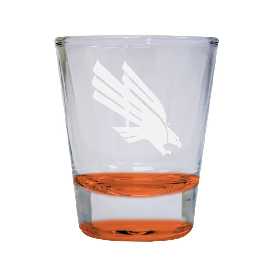 NCAA North Texas Collectors 2oz Laser-Engraved Spirit Shot Glass Orange Image 1