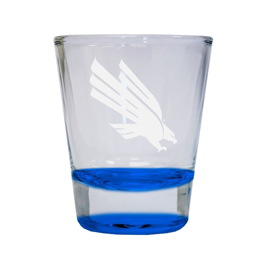 NCAA North Texas Collectors 2oz Laser-Engraved Spirit Shot Glass Blue Image 1