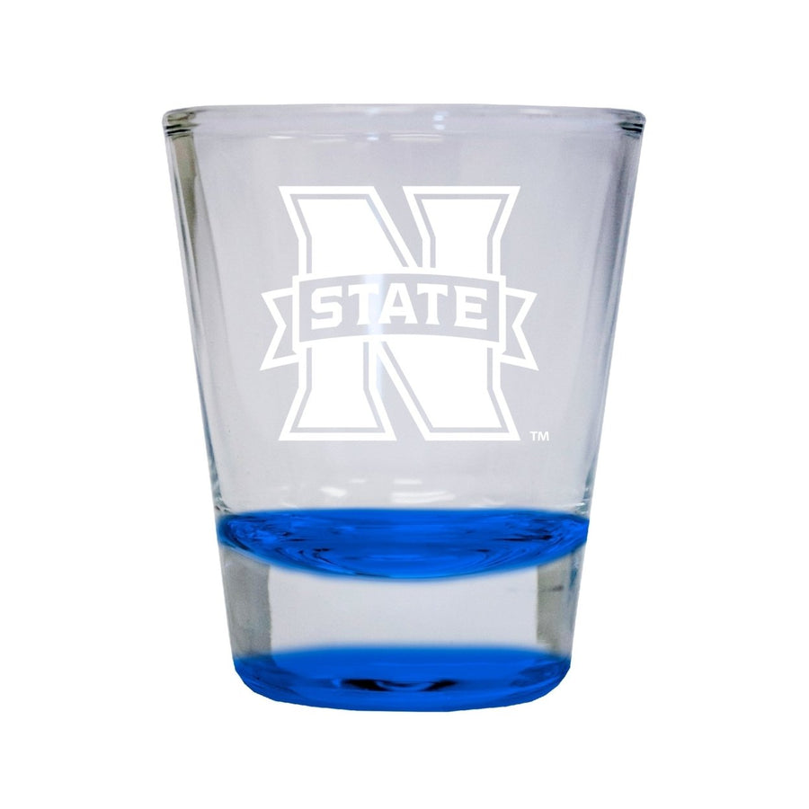 NCAA Northwestern Oklahoma State University Collectors 2oz Laser-Engraved Spirit Shot Glass Blue Image 1