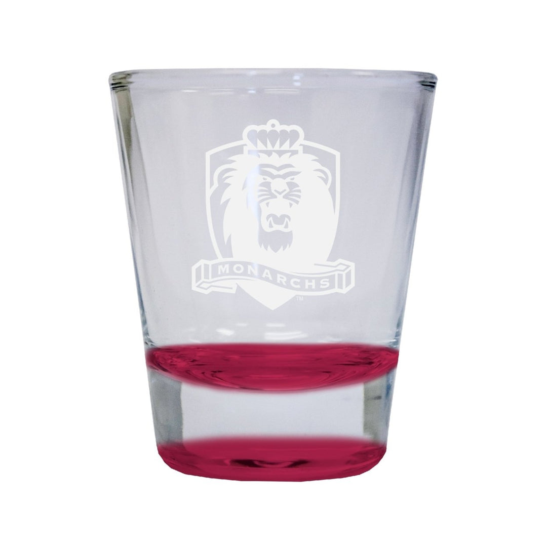 NCAA Old Dominion Monarchs Collectors 2oz Laser-Engraved Spirit Shot Glass Red Image 1