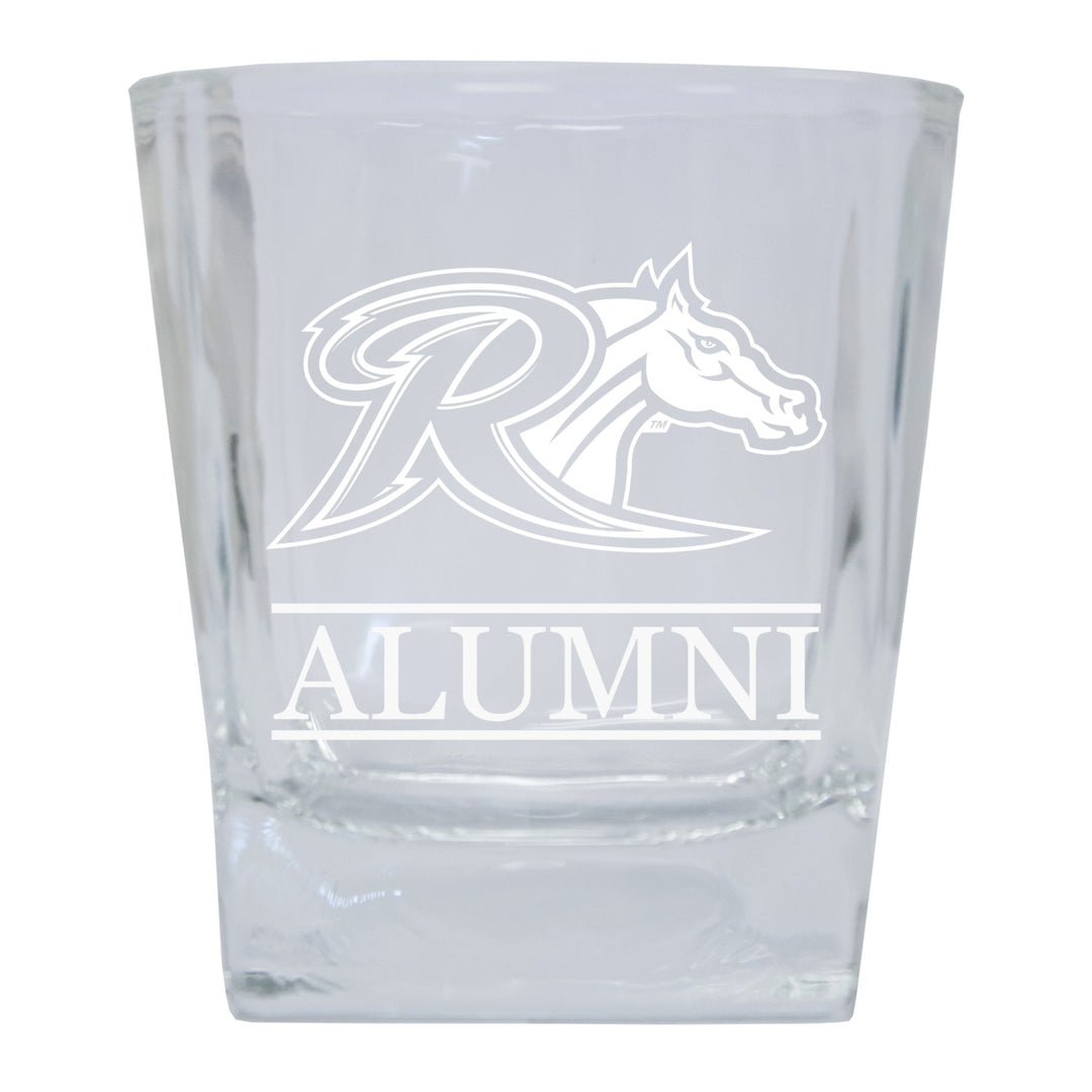 Rider University Broncs Alumni Elegance - 5 oz Etched Shooter Glass Tumbler 4-Pack Image 1