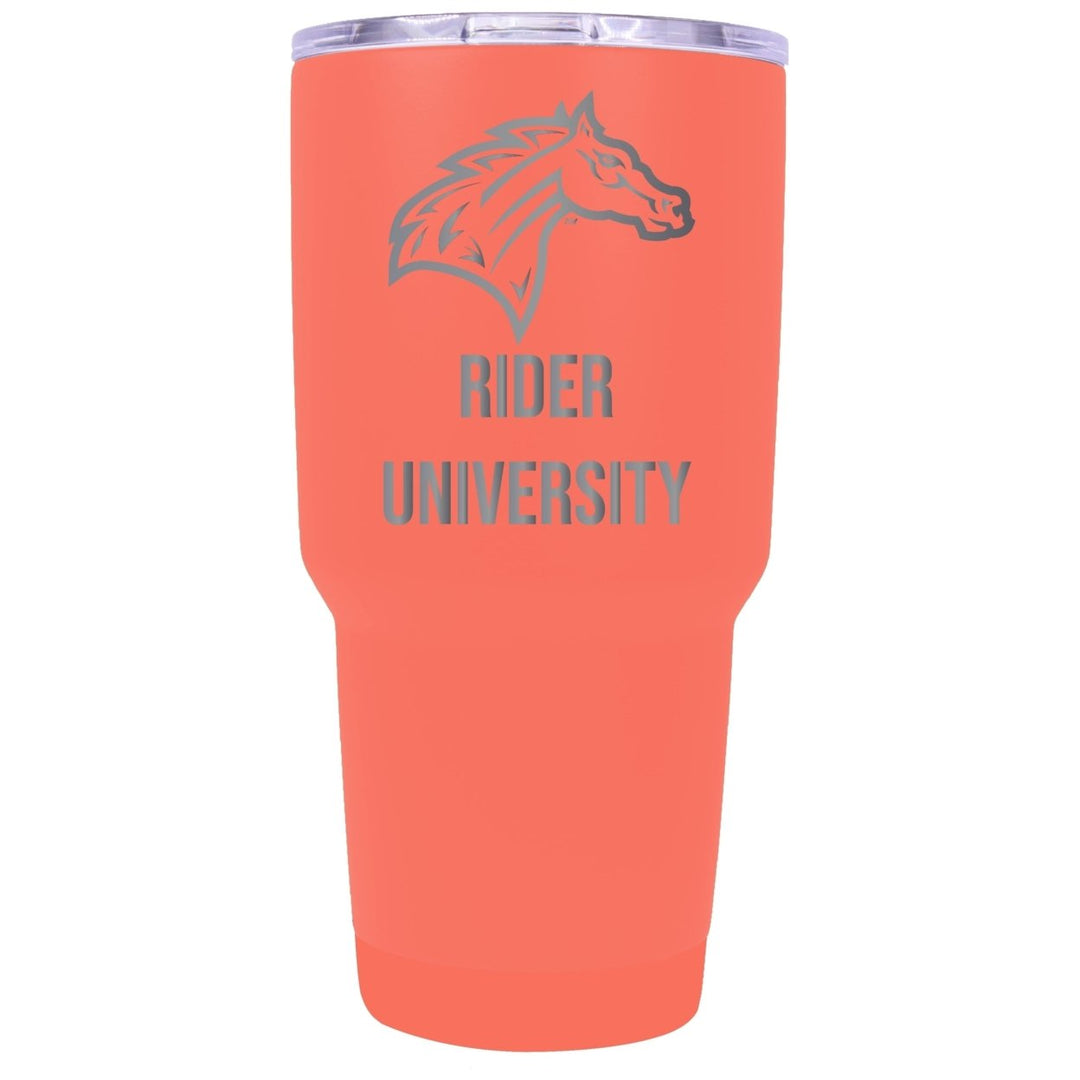 Rider University Broncs Premium Laser Engraved Tumbler - 24oz Stainless Steel Insulated Mug Choose your Color Image 1