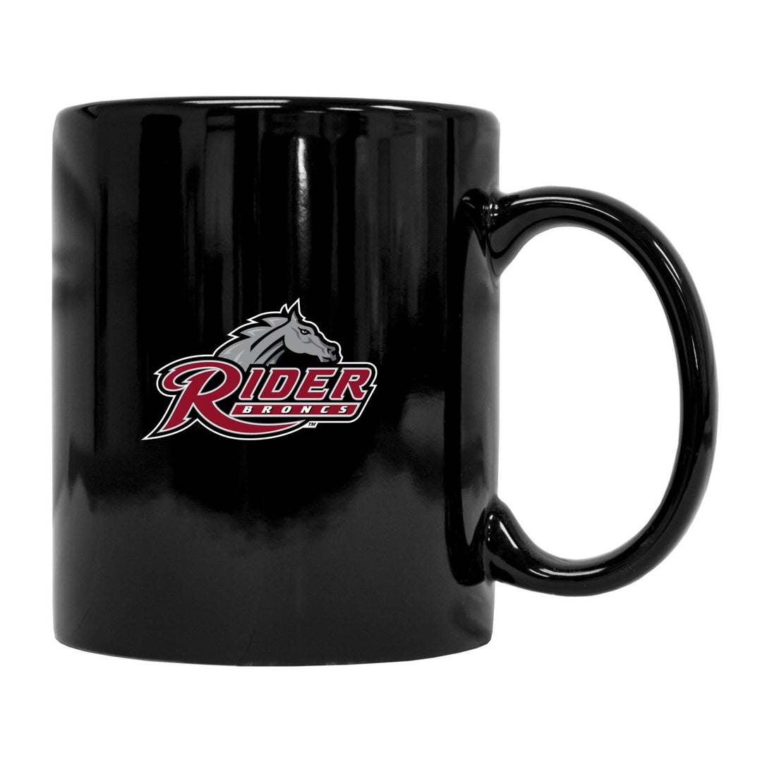 Rider University Broncs Black Ceramic NCAA Fan Mug 2-Pack (Black) Image 1