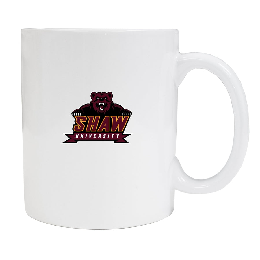 Shaw University Bears White Ceramic Coffee Mug 2-Pack (White). Image 1