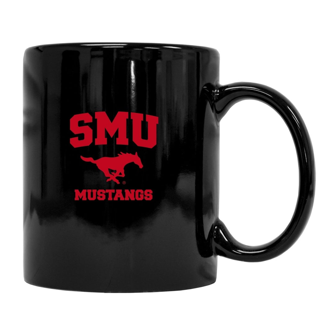 Southern Methodist University Black Ceramic NCAA Fan Mug 2-Pack (Black) Image 1