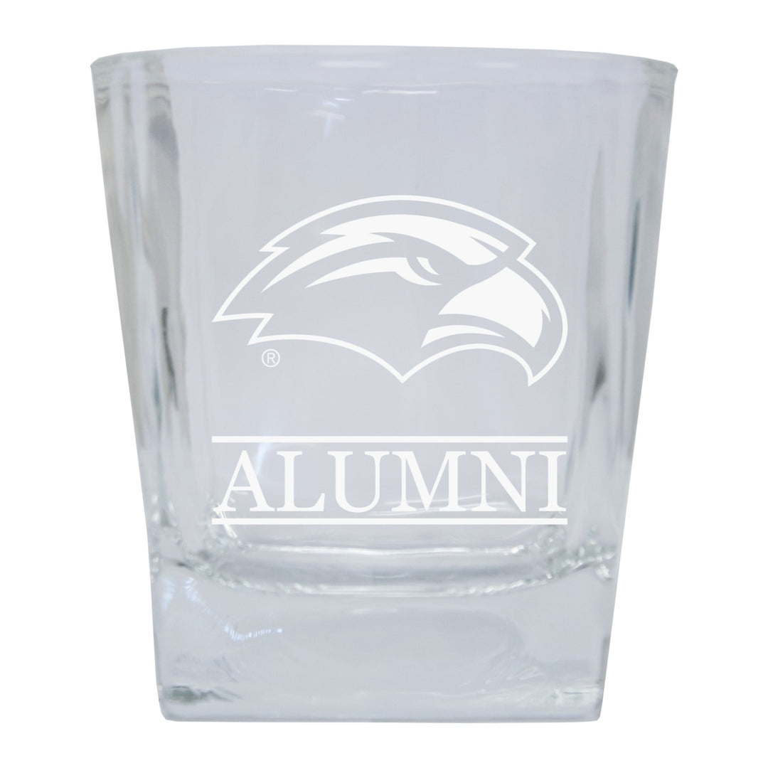 Southern Mississippi Golden Eagles Alumni Elegance - 5 oz Etched Shooter Glass Tumbler 4-Pack Image 1