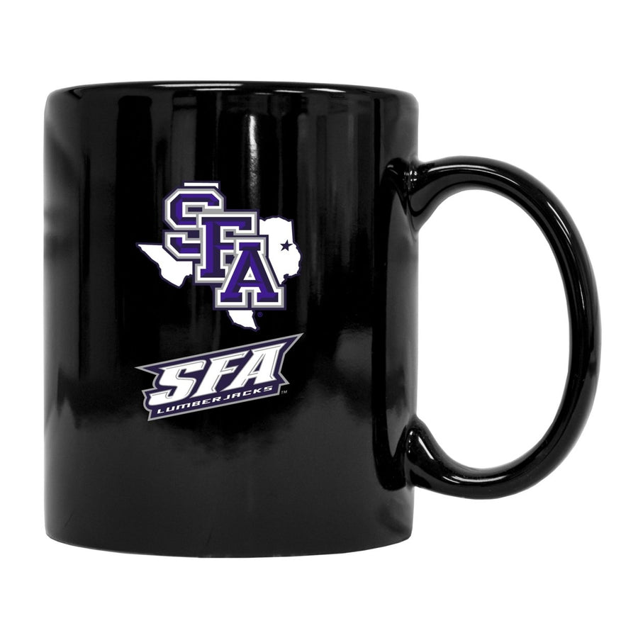 Stephen F. Austin State University Black Ceramic NCAA Fan Mug 2-Pack (Black) Image 1