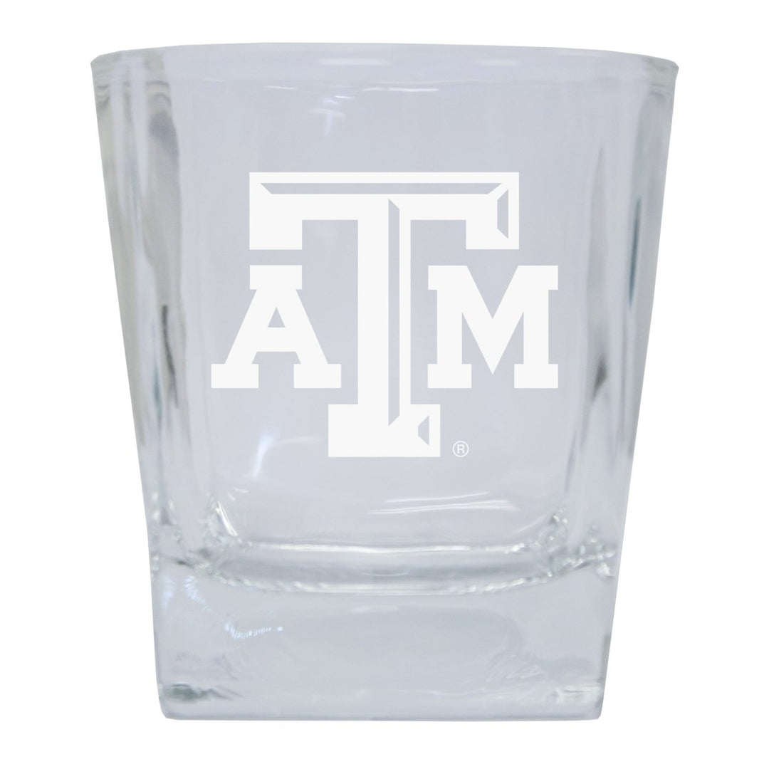 Texas AandM Aggies Alumni Elegance - 5 oz Etched Shooter Glass Tumbler 4-Pack Image 1