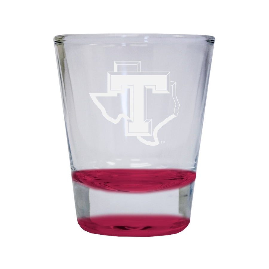 NCAA Tarleton State University Collectors 2oz Laser-Engraved Spirit Shot Glass Red Image 1