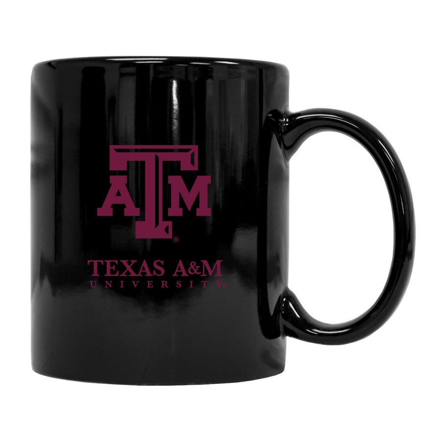 Texas AandM Aggies Black Ceramic Coffee NCAA Fan Mug 2-Pack (Black) Image 1