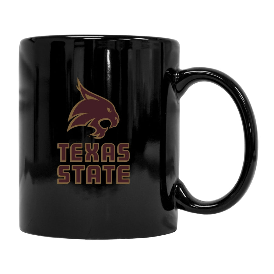 Texas State Bobcats Black Ceramic NCAA Fan Mug 2-Pack (Black) Image 1