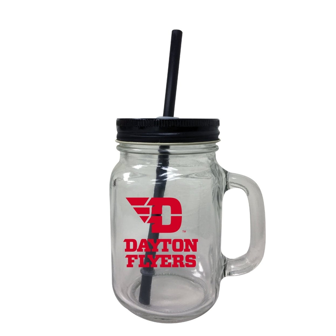 University of Dayton Mason Jar Glass 2-Pack Image 1