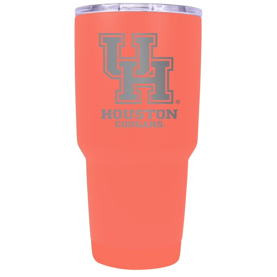 University of Houston Premium Laser Engraved Tumbler - 24oz Stainless Steel Insulated Mug Choose your Color Image 1