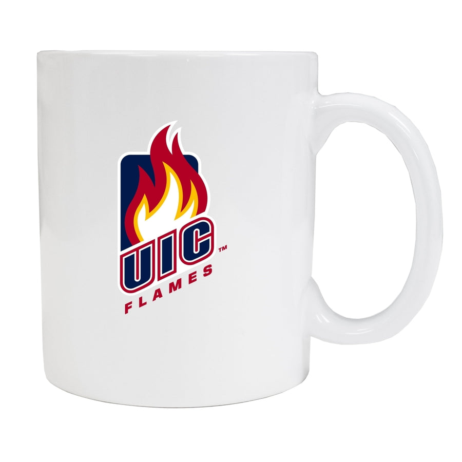 University of Illinois at Chicago White Ceramic Mug (White). Image 1