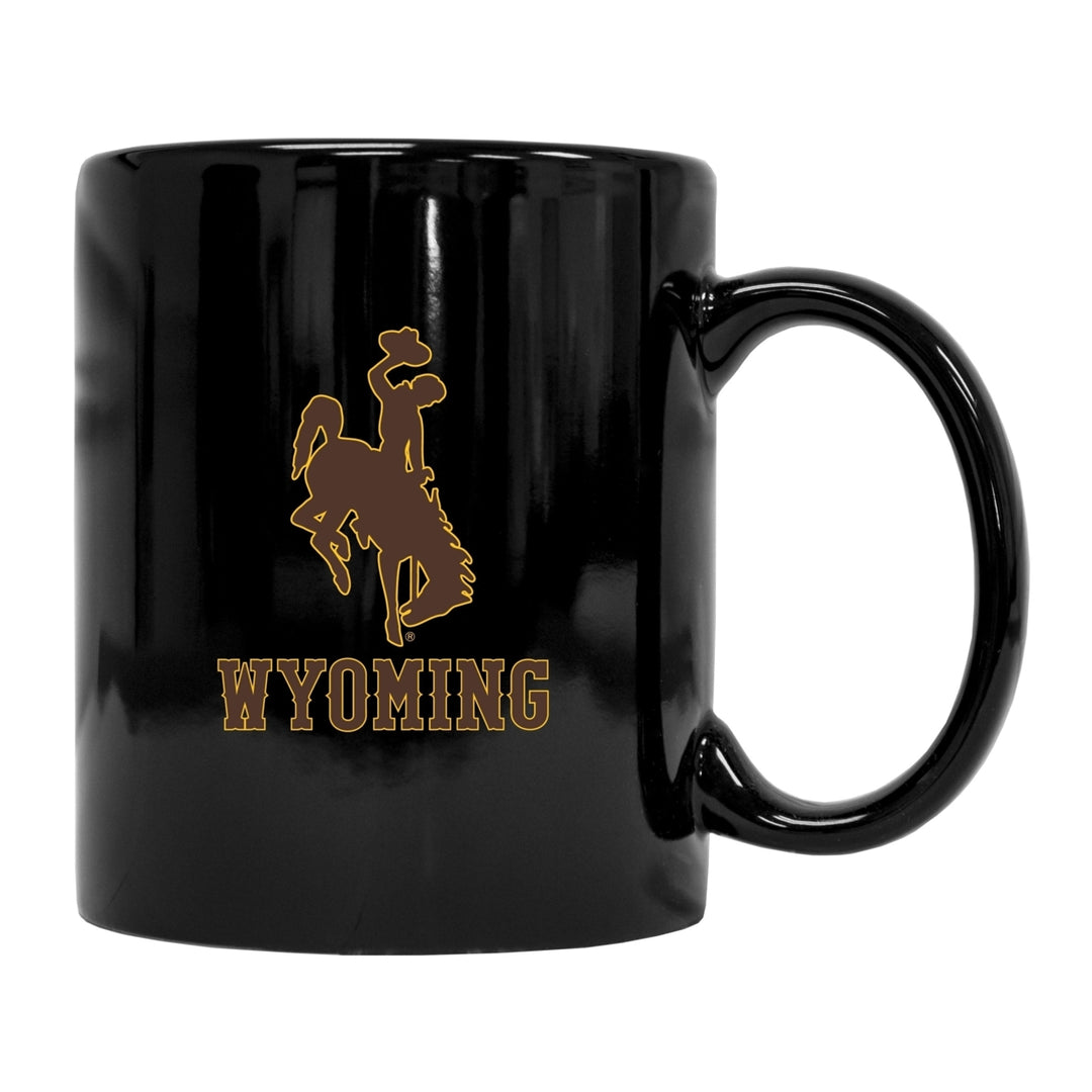 University of Wyoming Black Ceramic NCAA Fan Mug 2-Pack (Black) Image 1