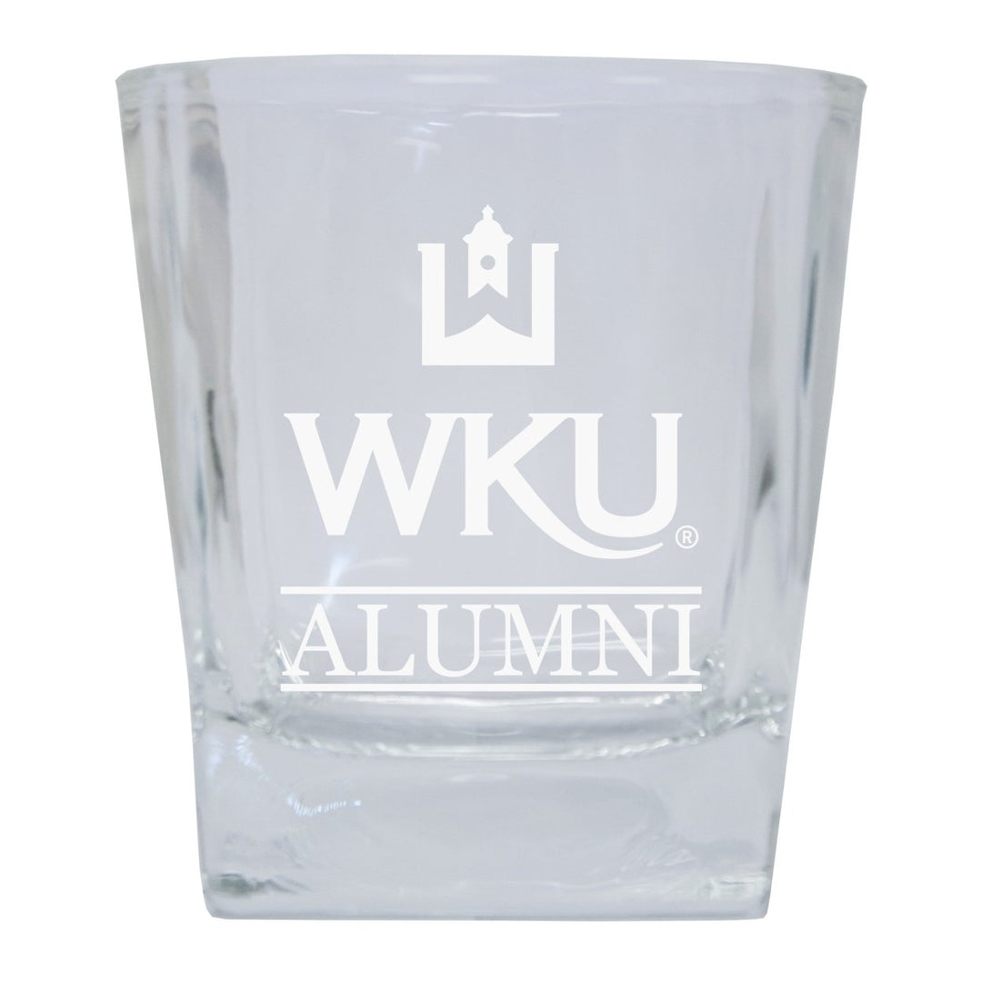 Western Kentucky Hilltoppers Etched Alumni 5 oz Shooter Glass Tumbler 4-Pack Image 1