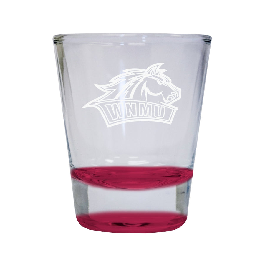 NCAA Western Mexico University Collectors 2oz Laser-Engraved Spirit Shot Glass Red Image 1