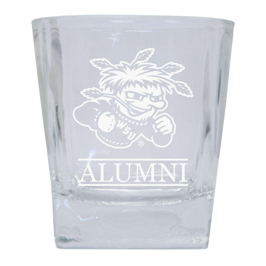 Wichita State Shockers Alumni Elegance - 5 oz Etched Shooter Glass Tumbler 4-Pack Image 1