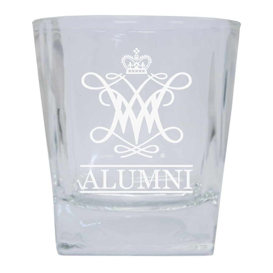 William and Mary Alumni Elegance - 5 oz Etched Shooter Glass Tumbler 4-Pack Image 1