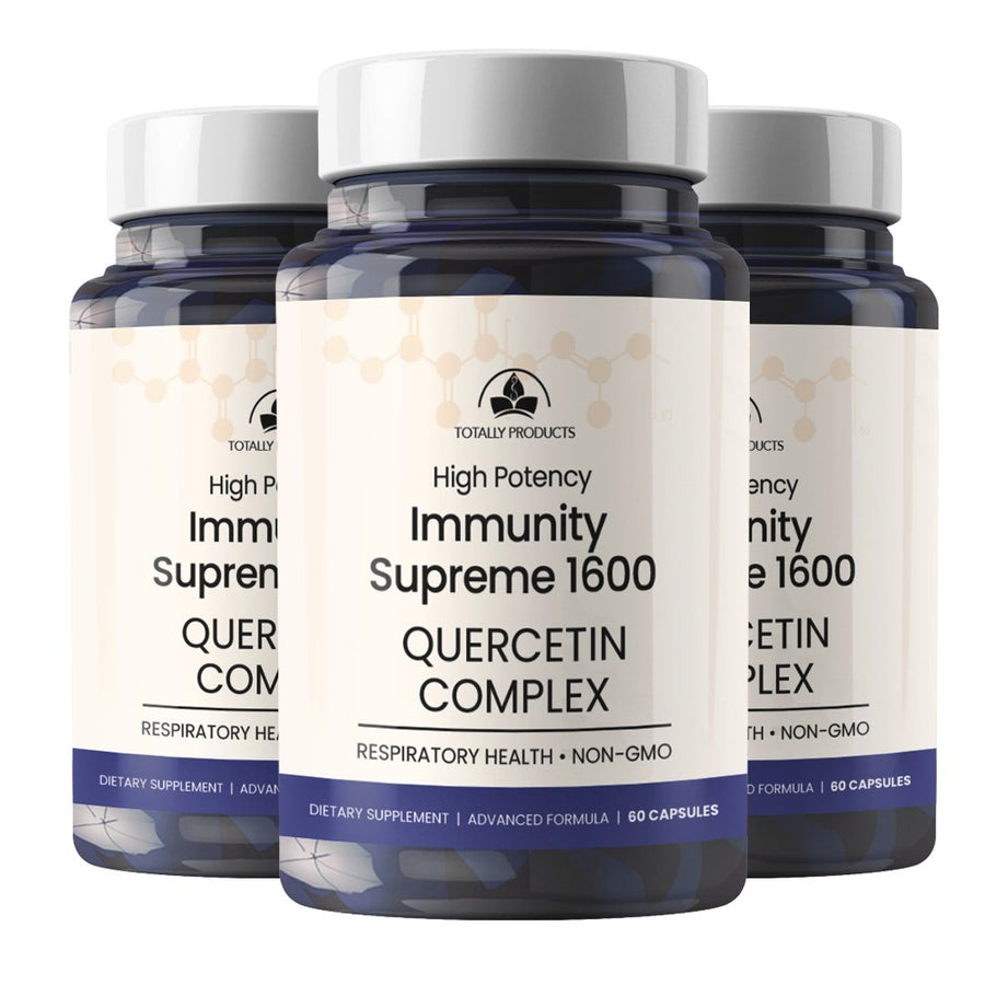 Immunity Supreme Quercetin Complex 3 Bottles Antioxidant Support Natural Formula Image 1