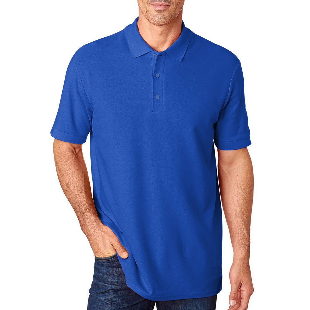 4-Pack Mens Gildan Premium Cotton Pique Polos Image 9