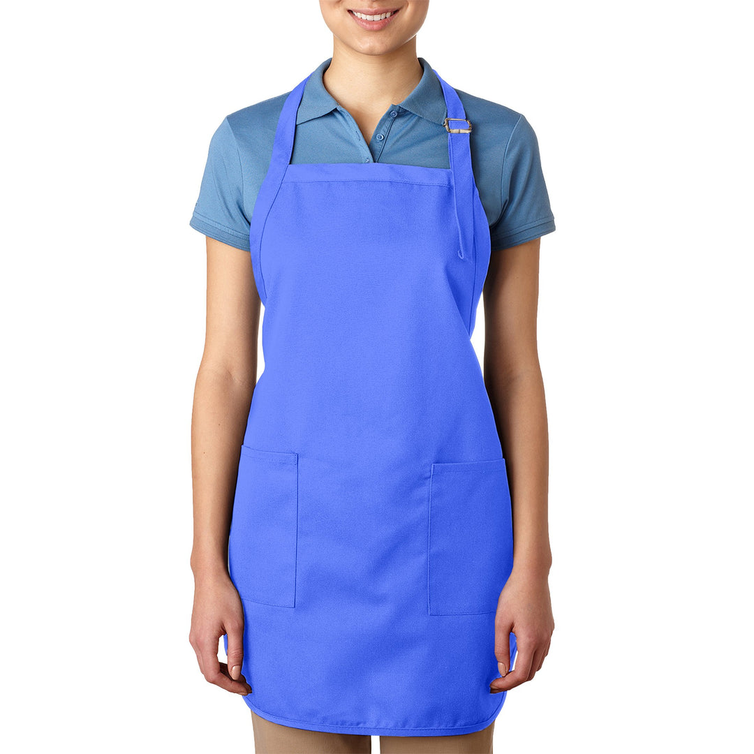 2-Pack: Unisex Deluxe Adjustable Bib Apron With Pockets Image 4