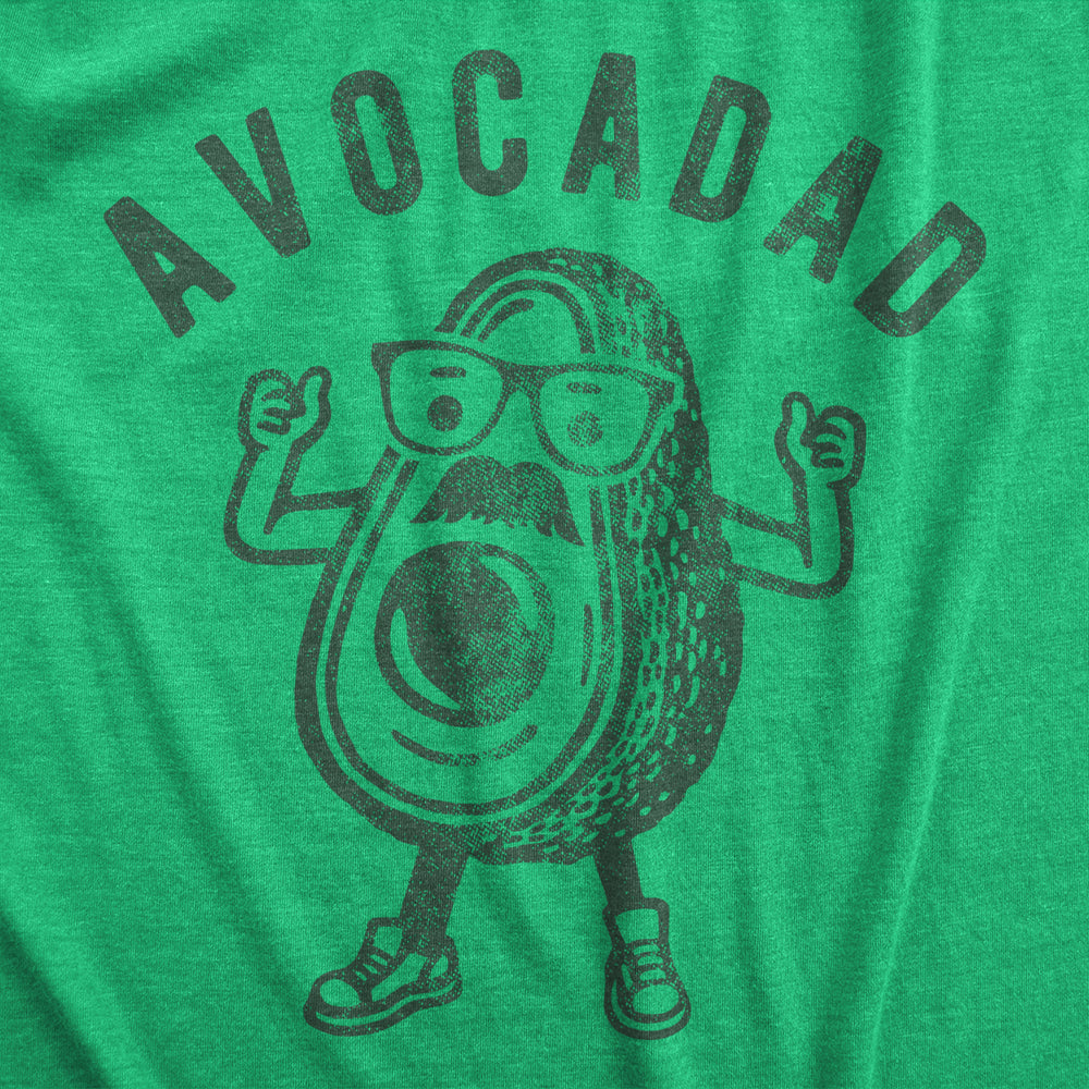 Mens Avocadad T Shirt Funny Sarcastic Dad Avocado Fathers Day Gift Novelty Tee For Guys Image 2