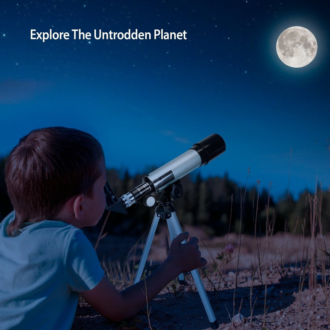 Refractive 90X Astronomical Monocular Telescope for Kids and Lunar Beginners for HD Viewing Space Star Moon Tripod 2 Image 9