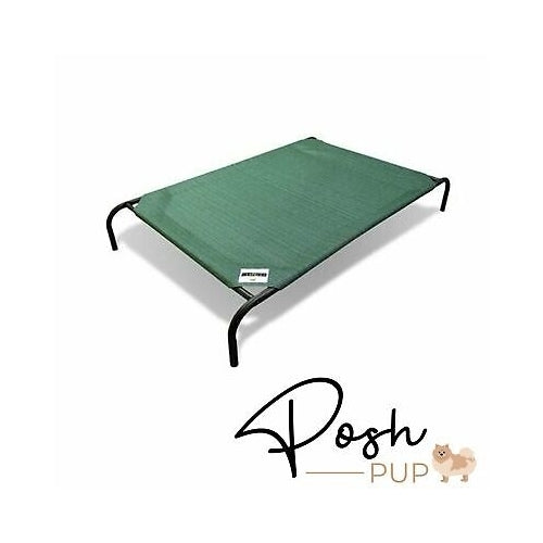 Cool and Elevated Green Pet Bed Image 1