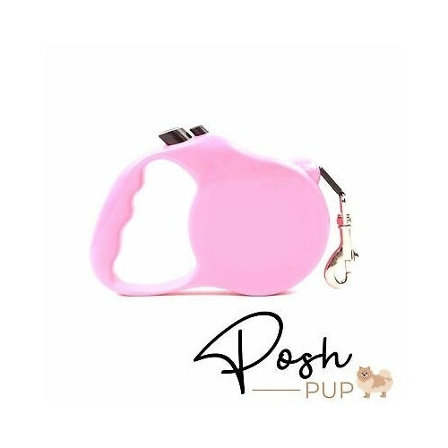 Pink Large Retractable Leash Image 1