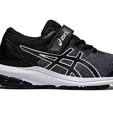 ASICS Kids GT-1000 10 Pre-School Running Shoes Black/White - 1014A191-006 US BLACK/WHITE Image 1