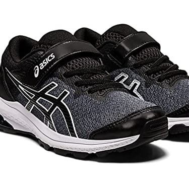 ASICS Kids GT-1000 10 Pre-School Running Shoes Black/White - 1014A191-006 US BLACK/WHITE Image 2