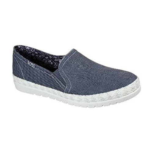 Skechers Womens BOBS Flexpadrille 3.0 - Morning Mist Slip-On Sneaker Navy - 113241-NVY Navy Image 4