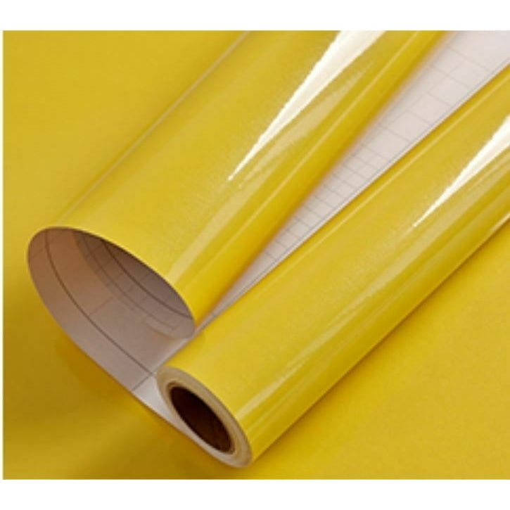 Yellow Self-adhesive Vinyl Contact Paper48" x 12" (1 to 24 Rolls) Image 4