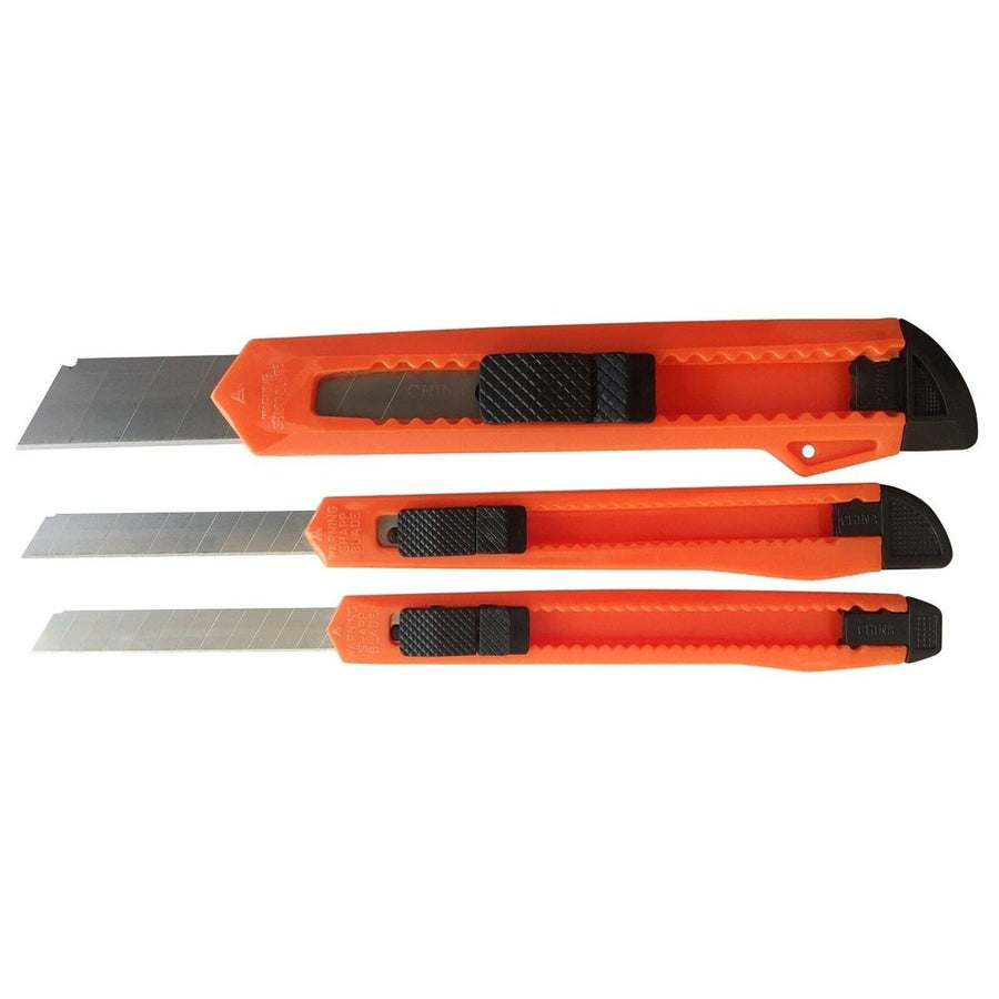 Box Cutter/Utility Knife Set - for Home/Office/Hobby/Arts and Crafts (Set of 3) Image 1