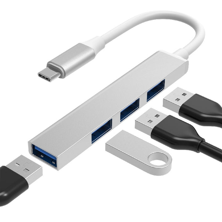 Type C to USB 3.0 Hub USB-C 4 Port USB C Adapter Expander Multi Splitter for Macbook PC Mac iPad Image 7