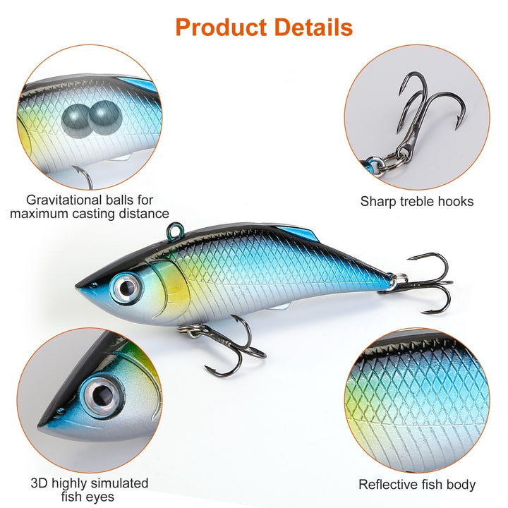 383pcs Fishing Lures Kit Tackle Box Soft Plastic Worms Crankbaits Bass Multi-Color Image 6