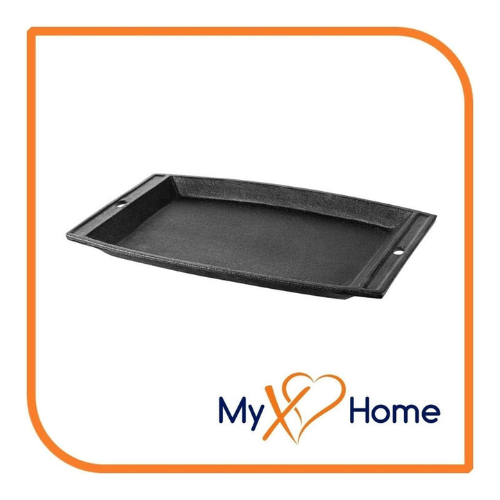 11" x 7" Rectangular Pre-Seasoned Cast Iron Fajita Skillet by MyXOHome Image 1