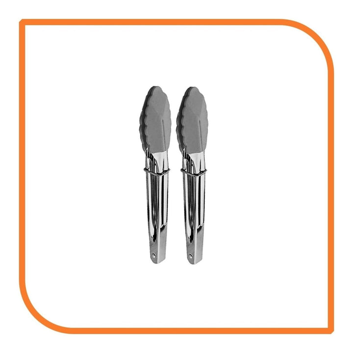 7" Gray Silicone Tongs by MyXOHome (1 2 4 or 6 Tongs) Image 12