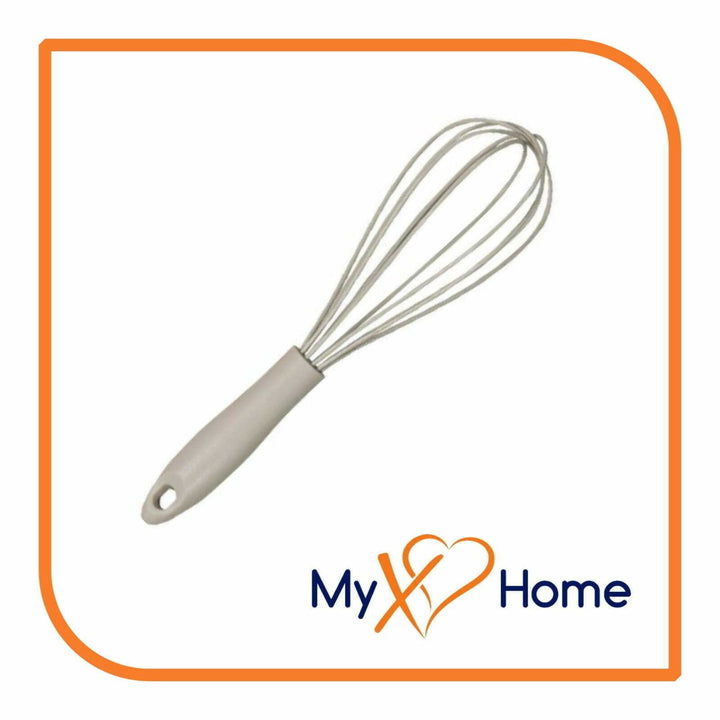 7" Gray Silicone Whisk by MyXOHome (1 2 4 or 6 Whisks) Image 1