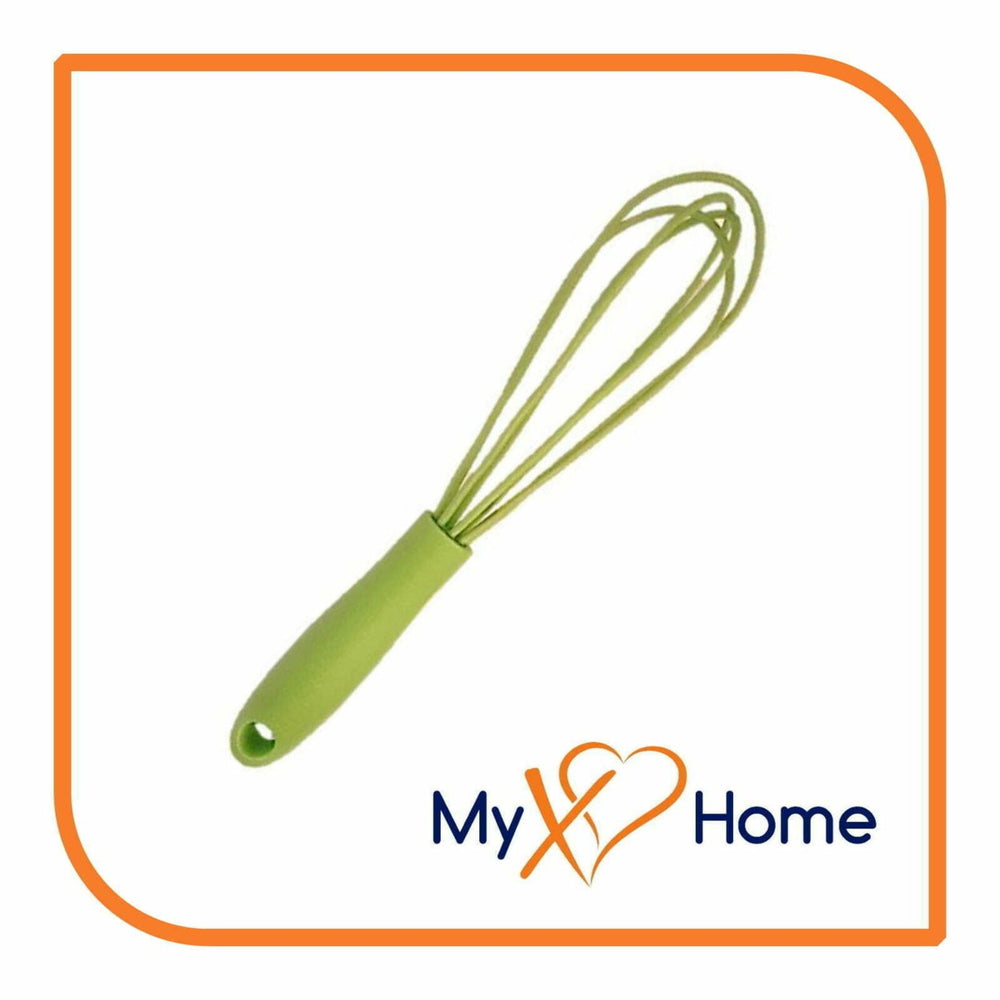 7" Green Silicone Whisk by MyXOHome (1 2 4 or 6 Whisks) Image 2