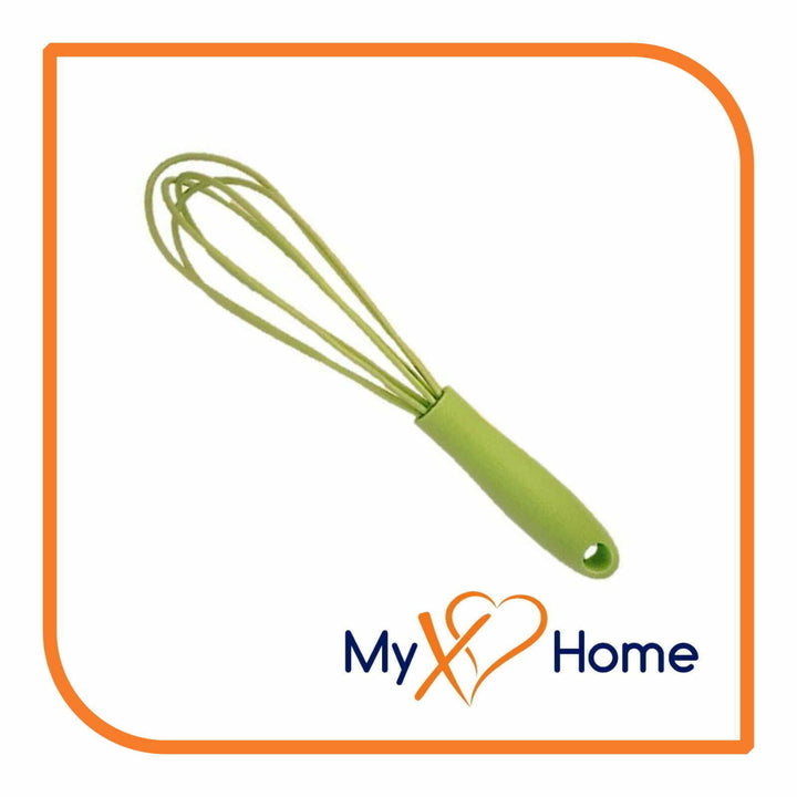 7" Green Silicone Whisk by MyXOHome (1 2 4 or 6 Whisks) Image 7